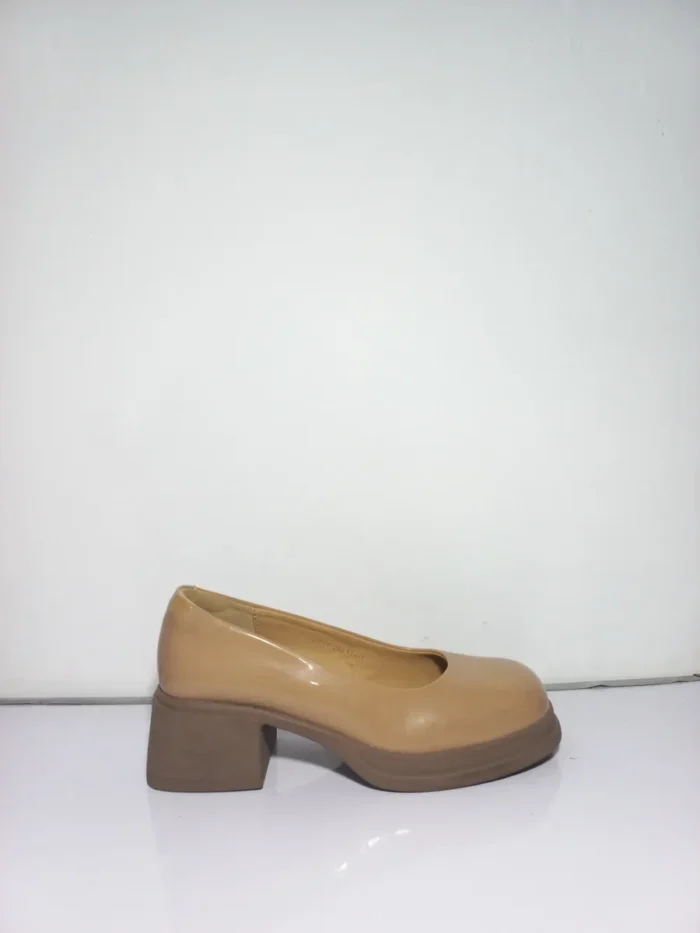 PLATFORM CHUNKY HEEL PUMPS